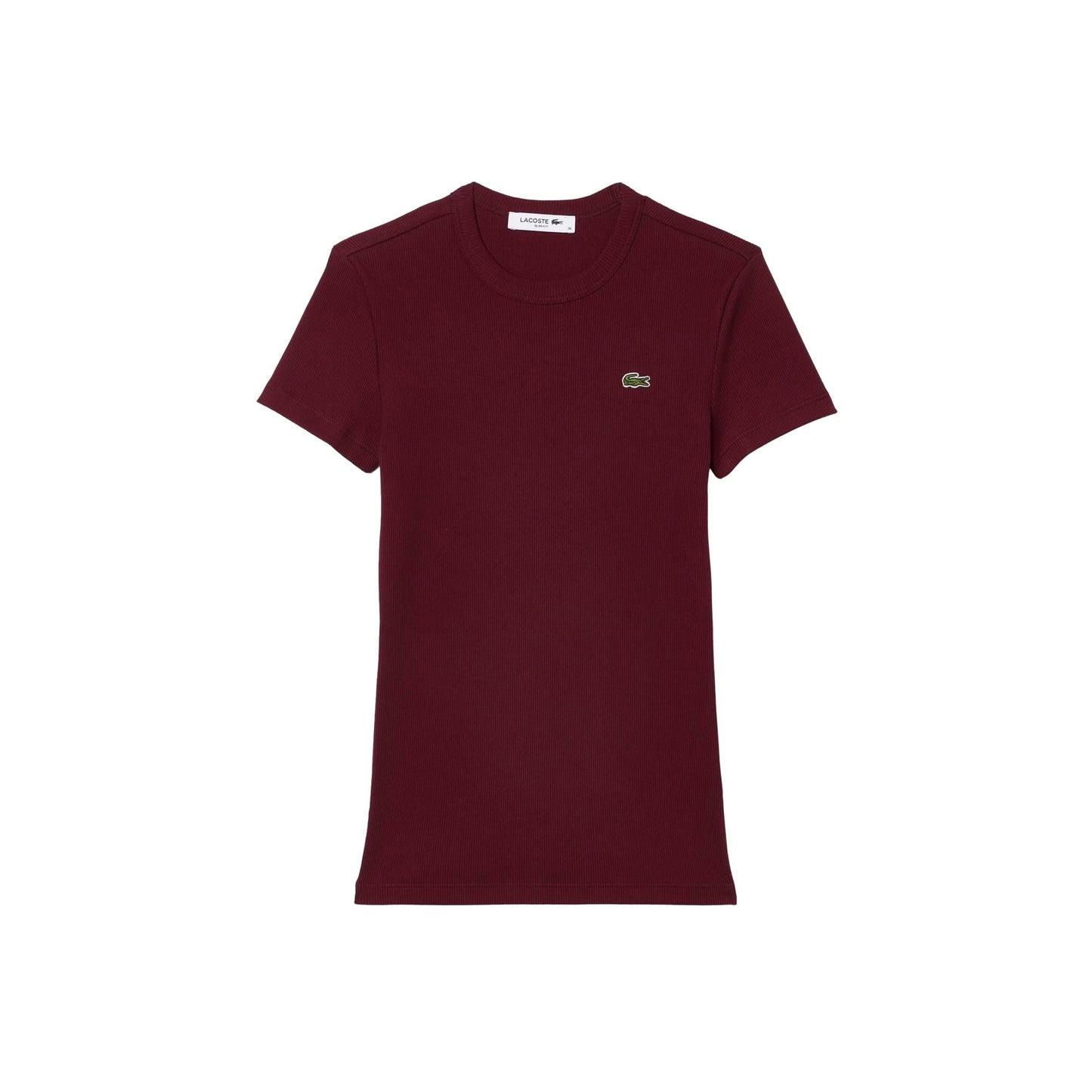 Women's Slim Fit Ribbed Cotton T-Shirt