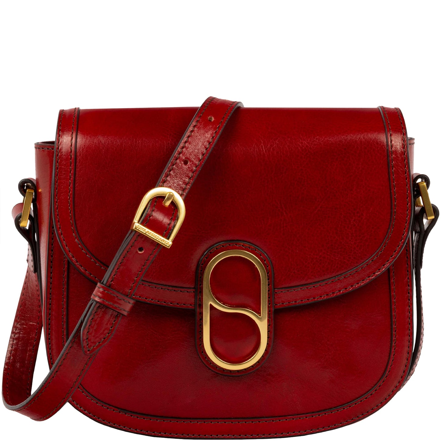 Women Full Grain Leather Crossbody Messenger Bag