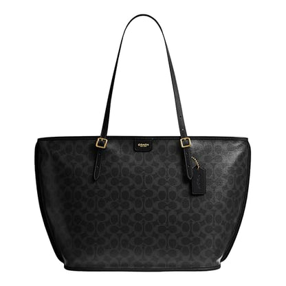 Signature Canvas Taxi Tote Bag Classic Carry Bag