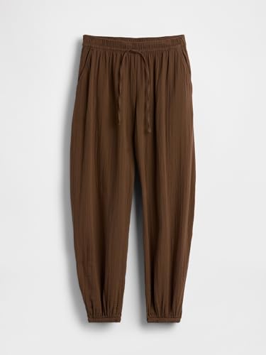 Women Gauze Jogger Pants Lightweight Casual Sweatpants