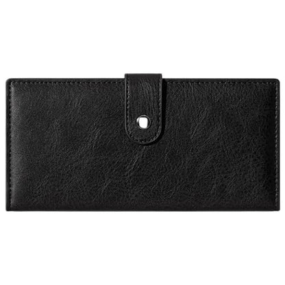 Slim RFID Leather Bifold Wallet Long Card Holder Clutch