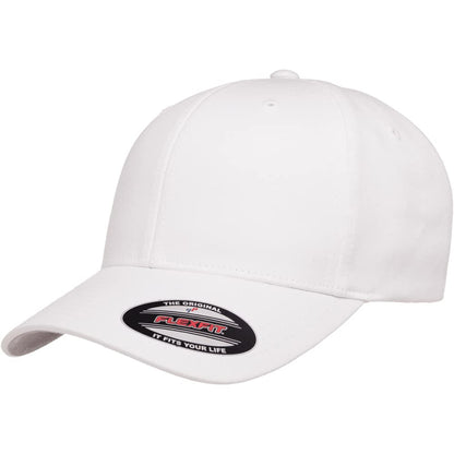 Cotton Twill Structured 6 Panel Fitted Baseball Cap Standard Fit