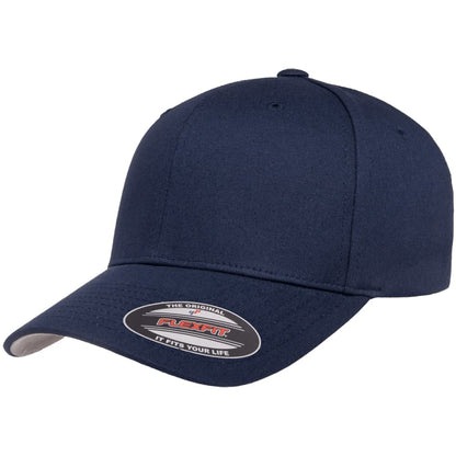 Cotton Twill Structured 6 Panel Fitted Baseball Cap Standard Fit