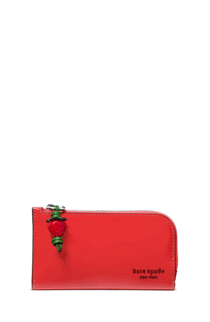 Embossed Leather Slim Bifold Wallet Small Compact