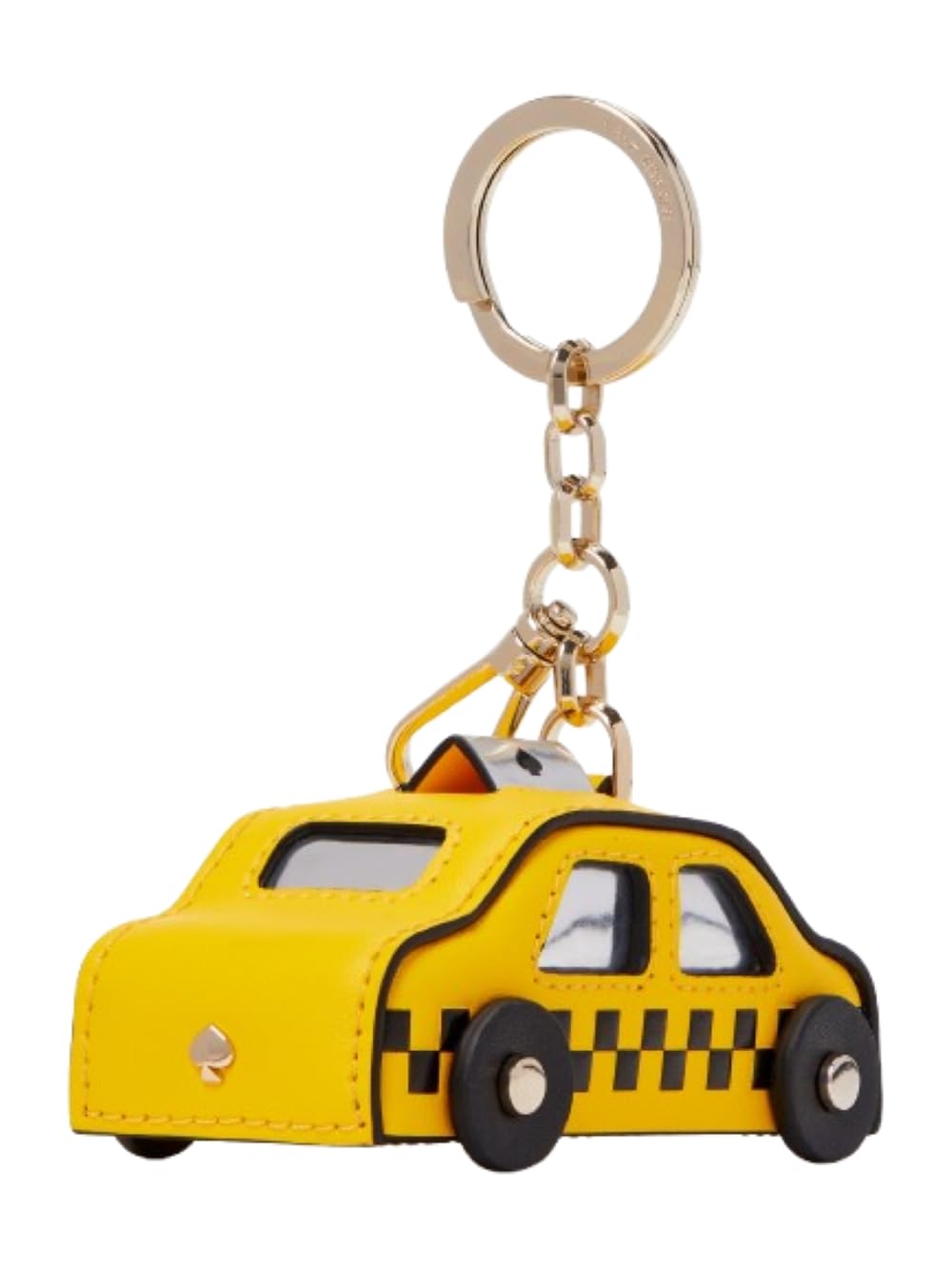 Leather Taxi Bag Charm Keychain Roll Charm Accessory