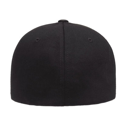 Cotton Twill Structured 6 Panel Fitted Baseball Cap Standard Fit