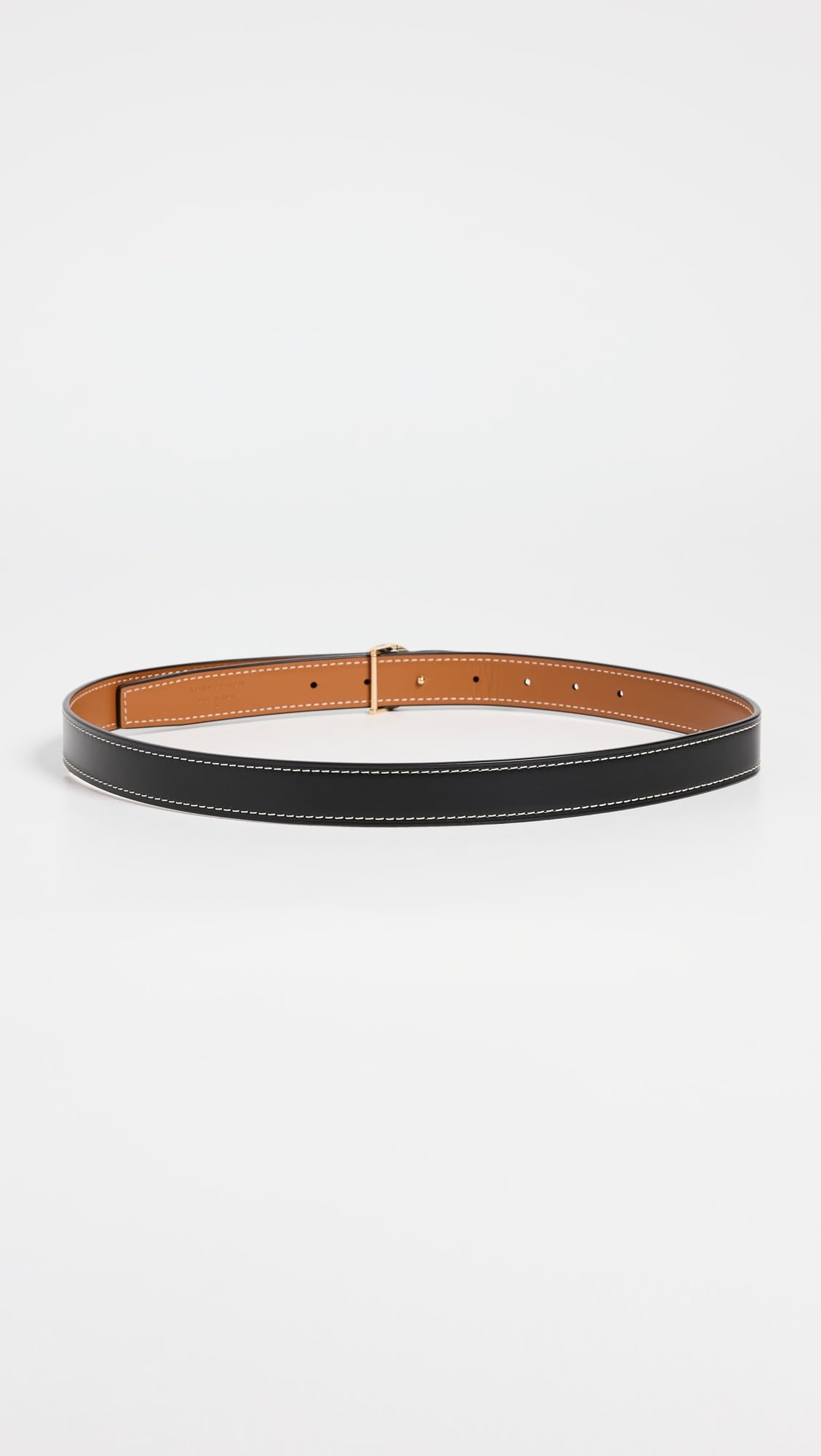 Reversible Smooth Leather Belt Women 1 Inch Accessory