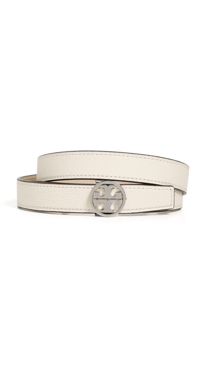 Reversible Smooth Leather Belt Women 1 Inch Accessory