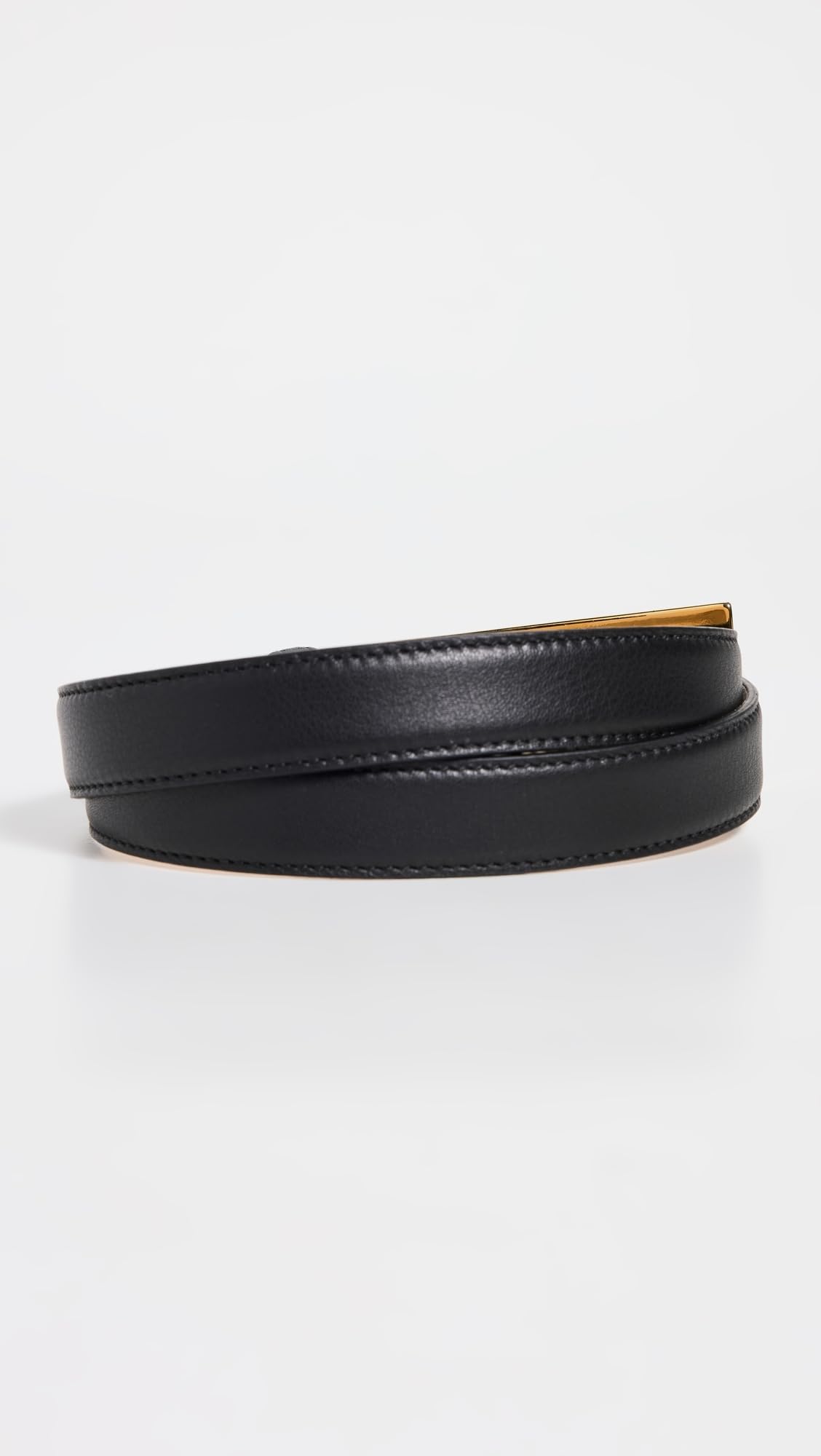 Slim Leather Belt Women Minimal Buckle Accessory
