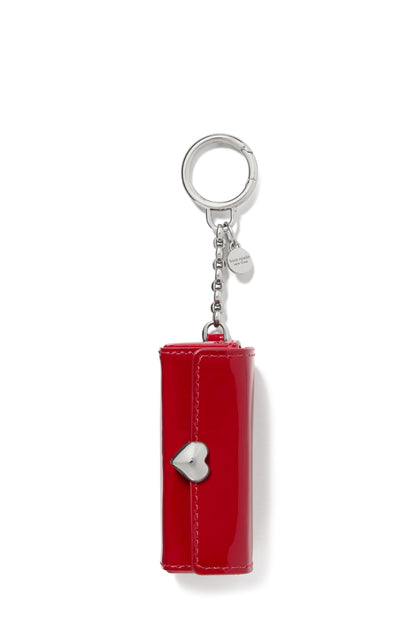Leather Taxi Bag Charm Keychain Roll Charm Accessory