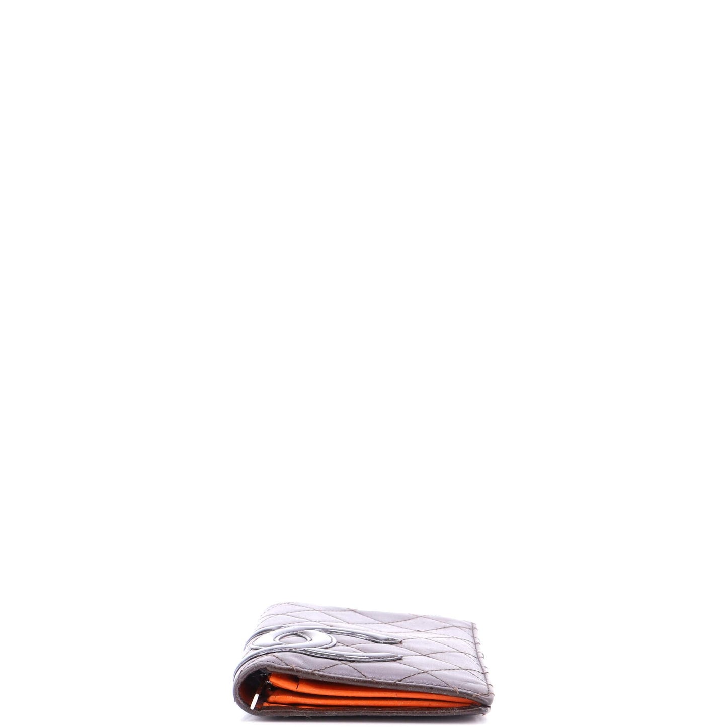 Quilted Leather Bifold Wallet Long Zip Accessory