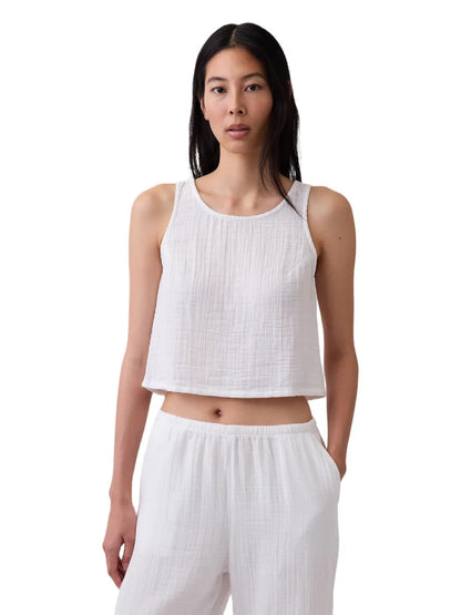 Women Gauze Jogger Pants Lightweight Casual Sweatpants