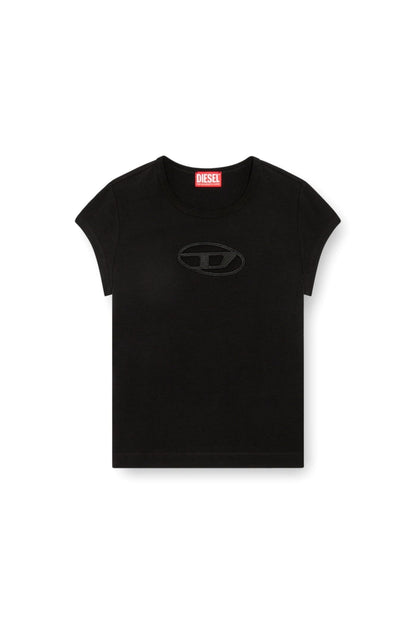 Women's Slim Fit Logo Cotton T-Shirt
