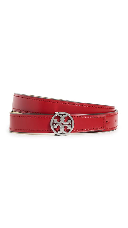 Reversible Smooth Leather Belt Women 1 Inch Accessory