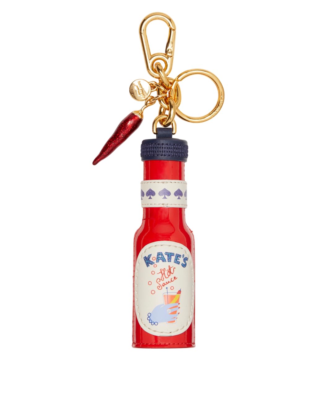 Leather Taxi Bag Charm Keychain Roll Charm Accessory