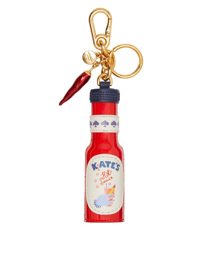Leather Taxi Bag Charm Keychain Roll Charm Accessory
