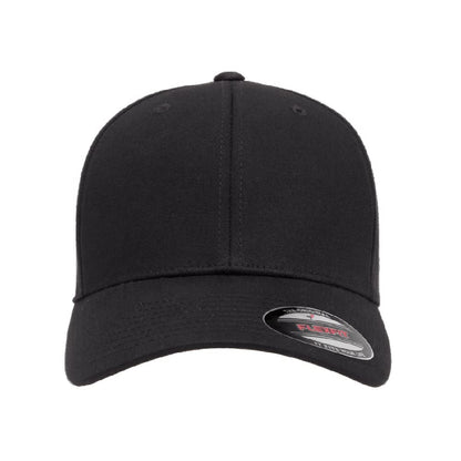 Cotton Twill Structured 6 Panel Fitted Baseball Cap Standard Fit