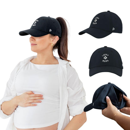 Women Baseball Cap Ponytail Magnetic Closure Adjustable Fit
