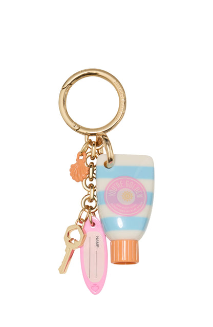 Leather Taxi Bag Charm Keychain Roll Charm Accessory