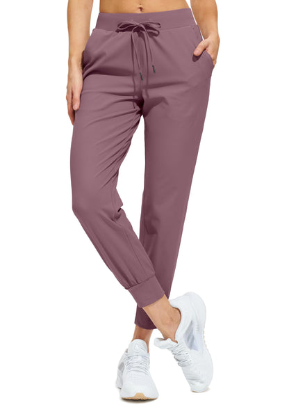 Women Athletic Jogger Pants Running Sweatpants Pockets Tapered Fit