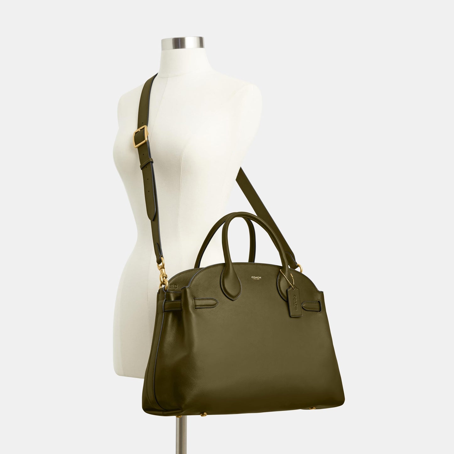 Women Soft Empire Carryall 40 Tote Bag Classic Leather
