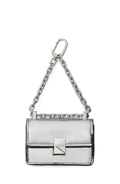Leather Taxi Bag Charm Keychain Roll Charm Accessory
