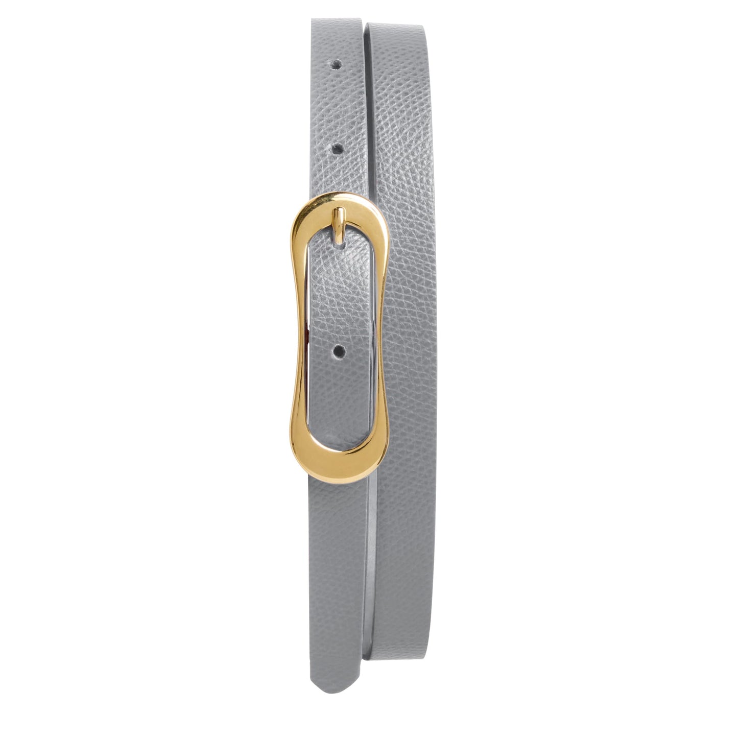 Leather Belt Women Carla Slim Buckle Accessory