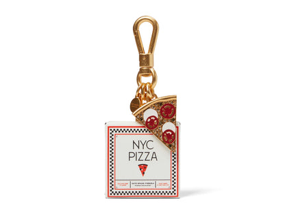 Leather Taxi Bag Charm Keychain Roll Charm Accessory