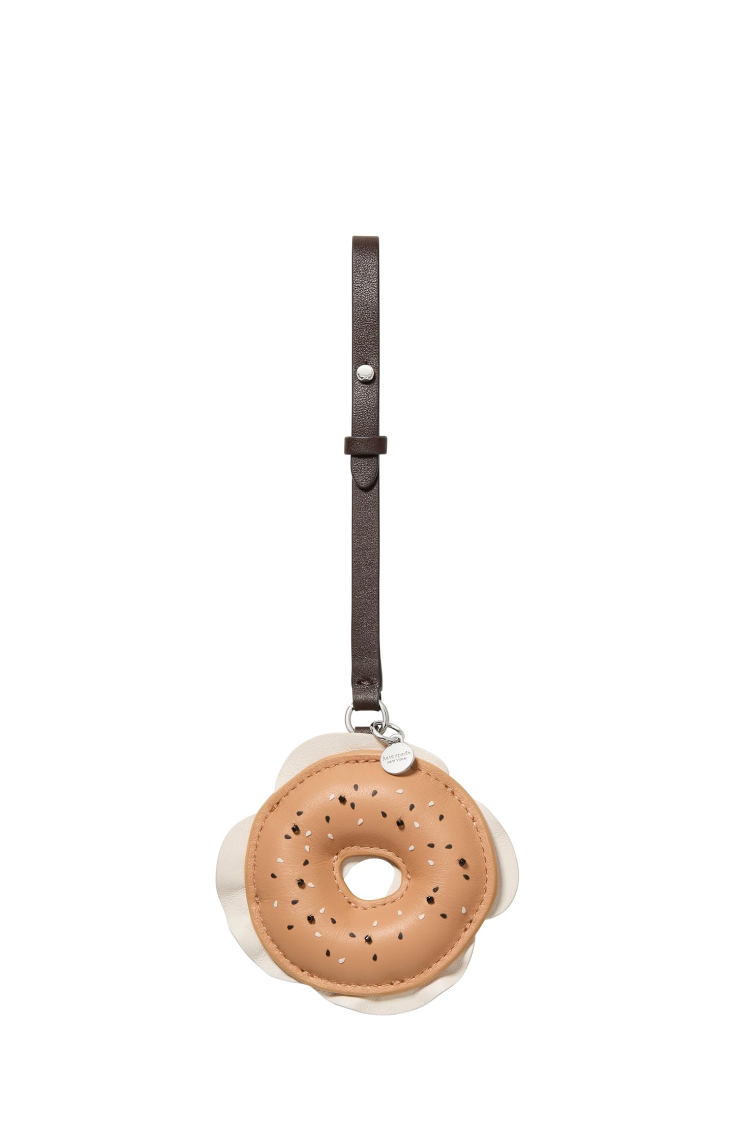 Leather Taxi Bag Charm Keychain Roll Charm Accessory