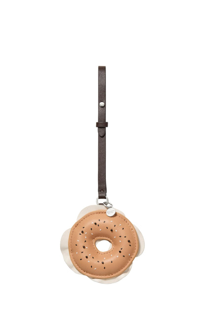 Leather Taxi Bag Charm Keychain Roll Charm Accessory