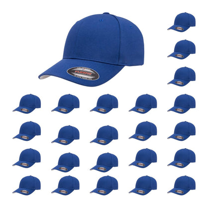 Cotton Twill Structured 6 Panel Fitted Baseball Cap Standard Fit