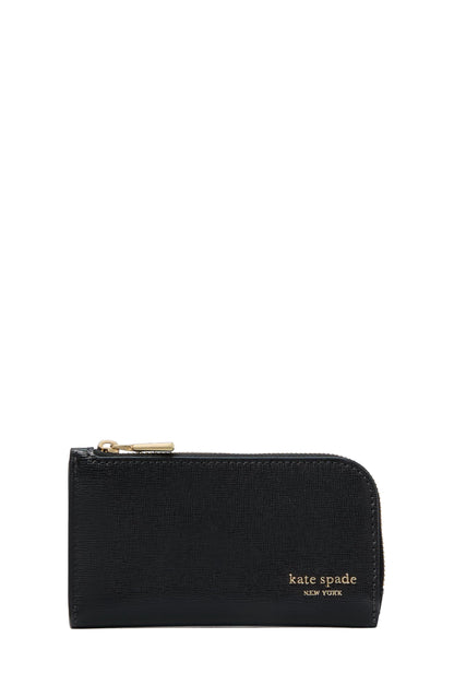 Embossed Leather Slim Bifold Wallet Small Compact