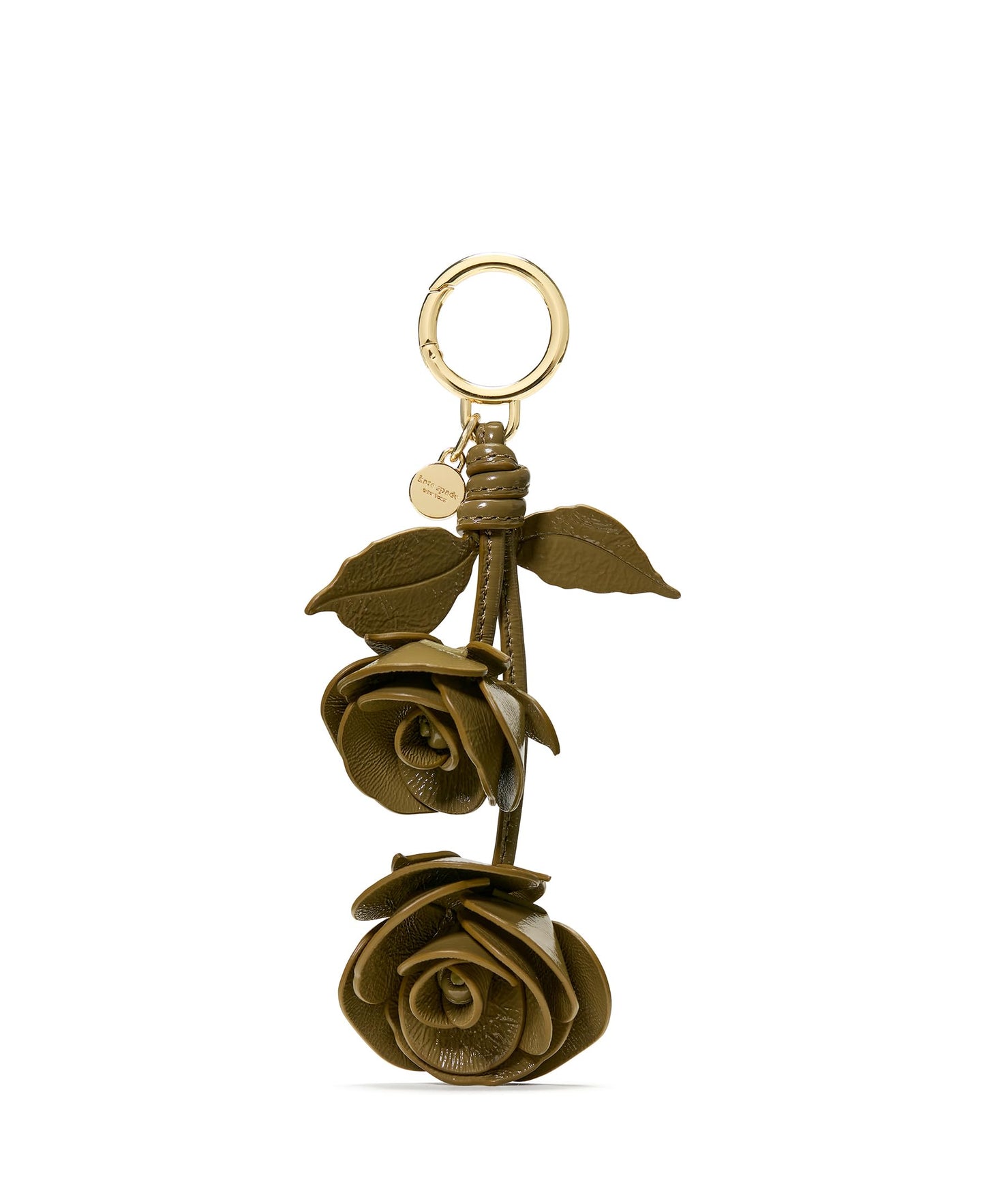 Leather Taxi Bag Charm Keychain Roll Charm Accessory