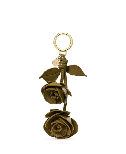 Leather Taxi Bag Charm Keychain Roll Charm Accessory