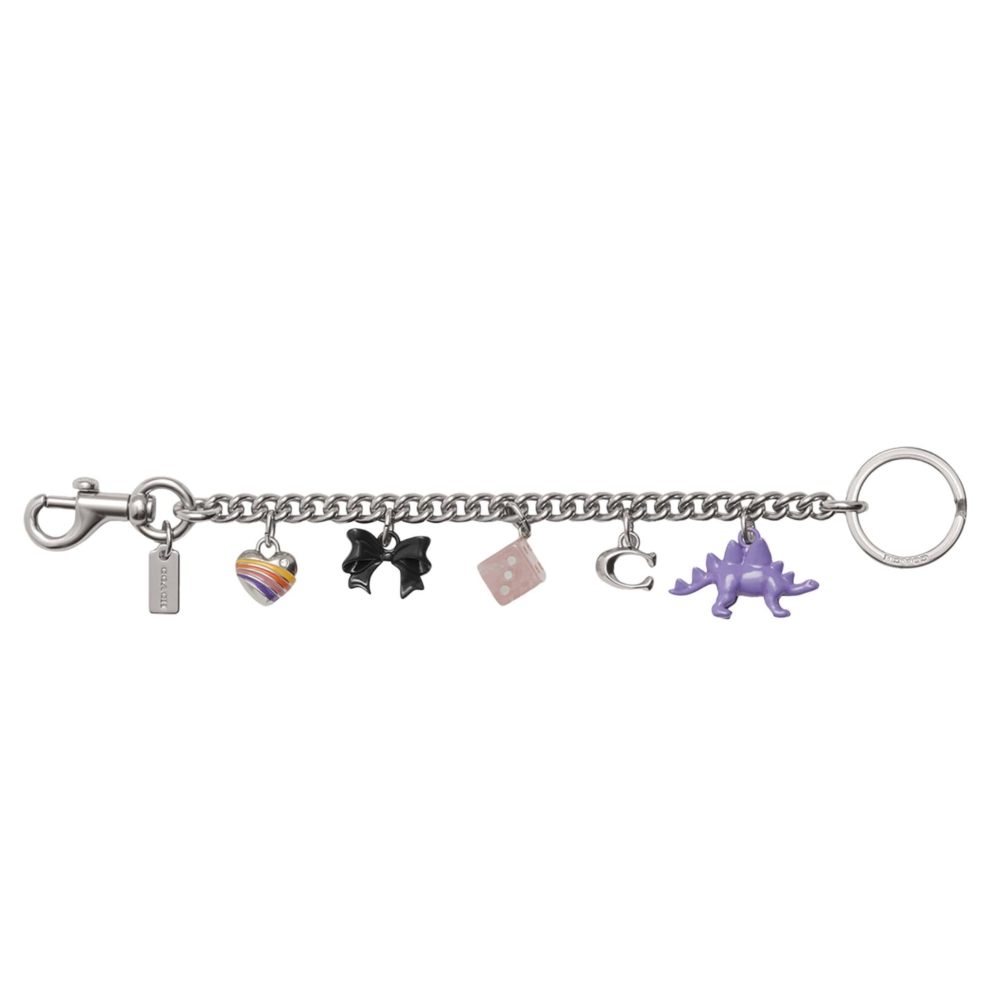 Metal Wrench Bag Charm Keychain Clip Accessory