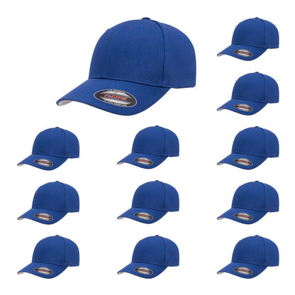 Cotton Twill Structured 6 Panel Fitted Baseball Cap Standard Fit