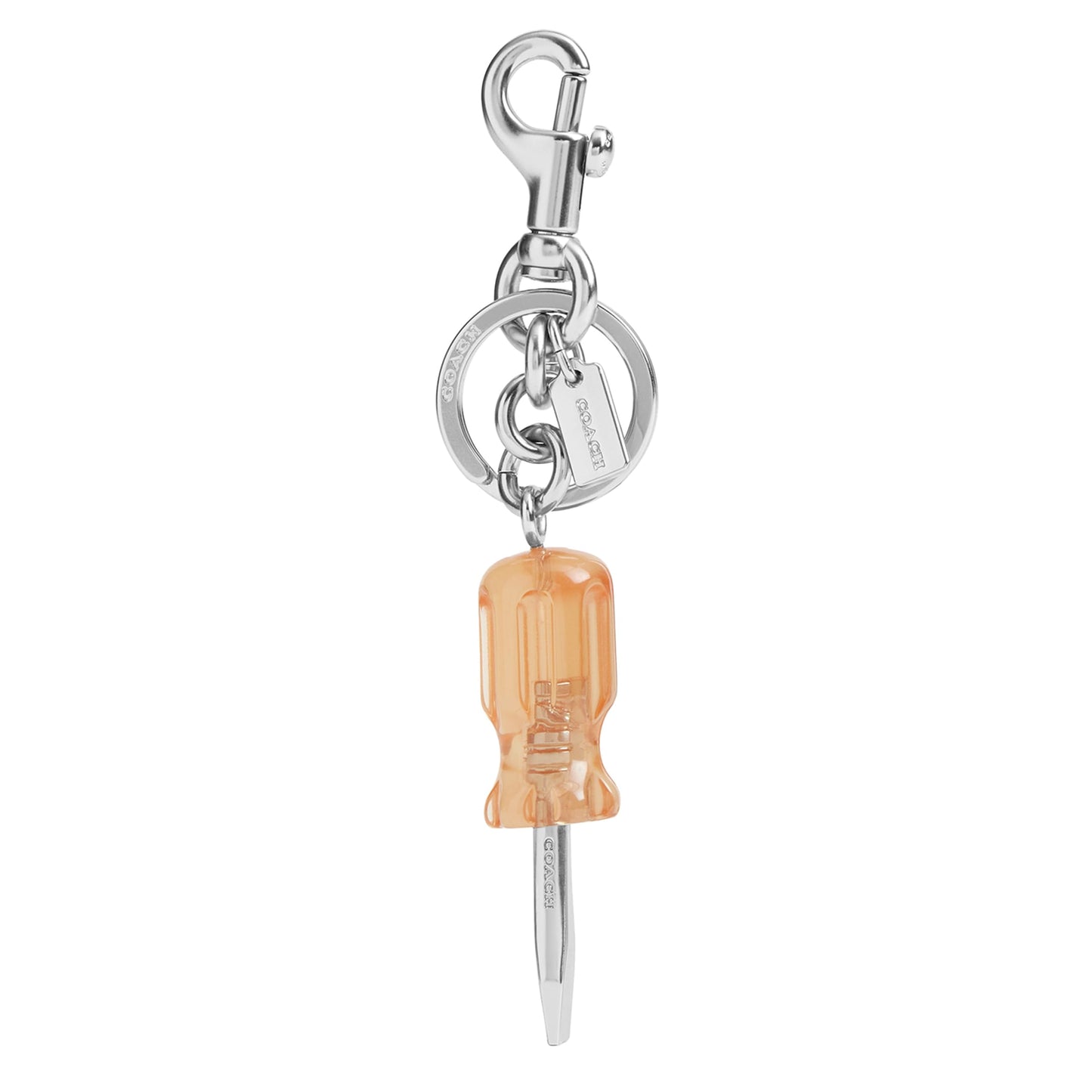 Metal Wrench Bag Charm Keychain Clip Accessory