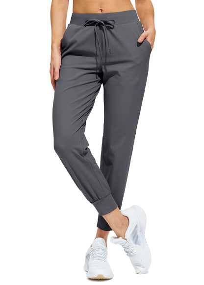 Women Athletic Jogger Pants Running Sweatpants Pockets Tapered Fit