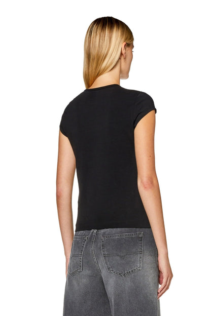 Women's Slim Fit Logo Cotton T-Shirt