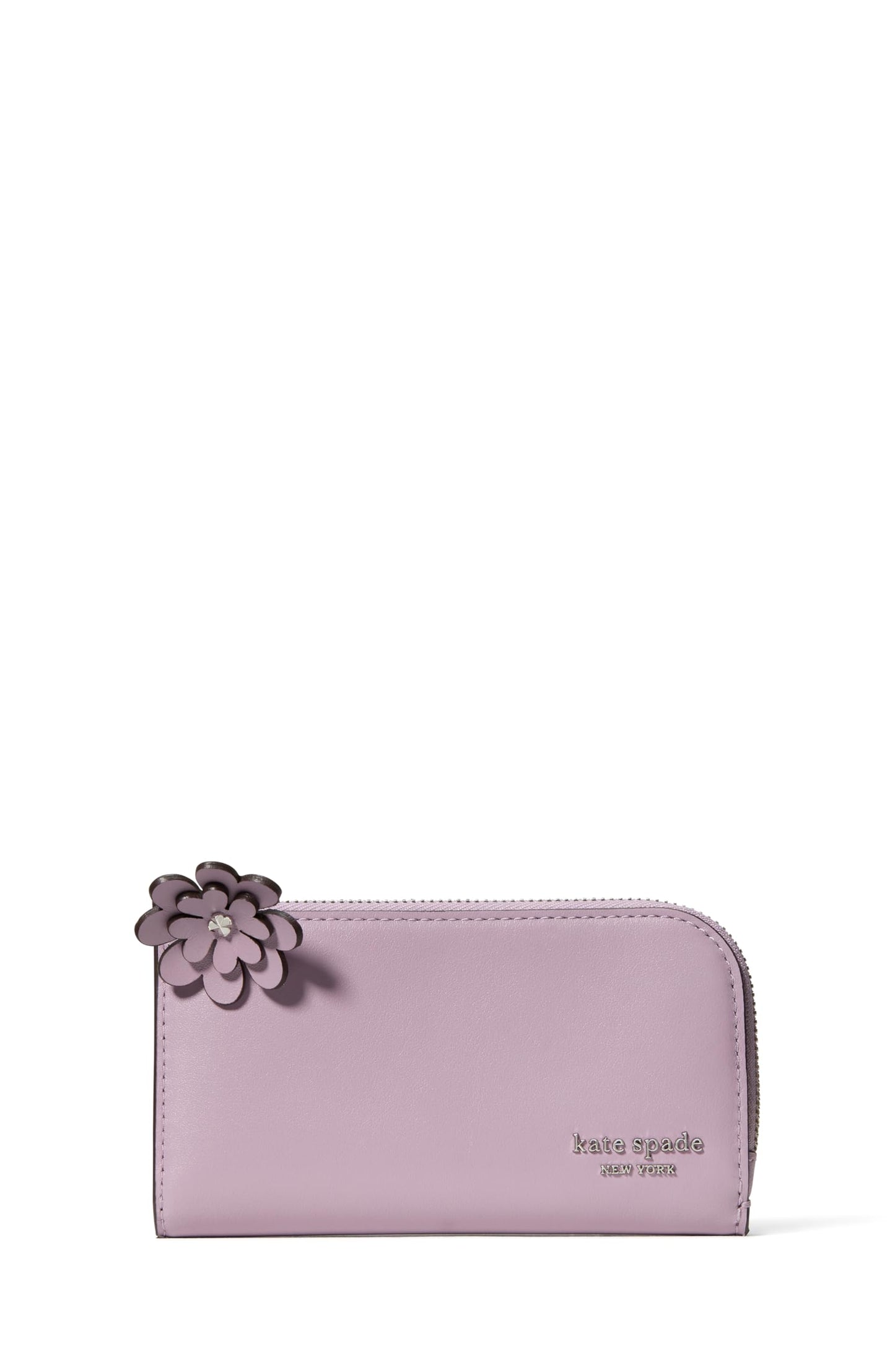 Embossed Leather Slim Bifold Wallet Small Compact