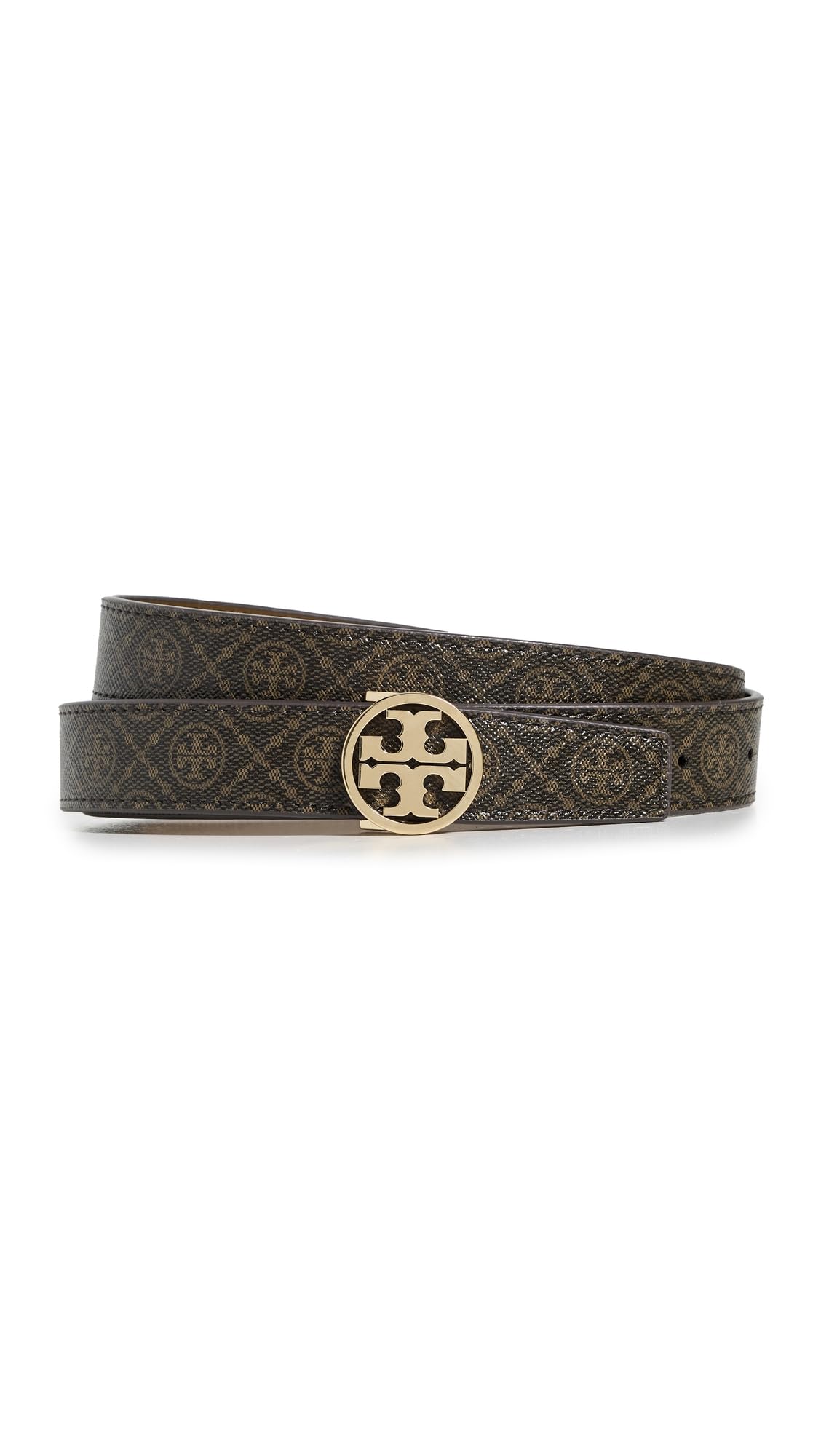 Reversible Smooth Leather Belt Women 1 Inch Accessory