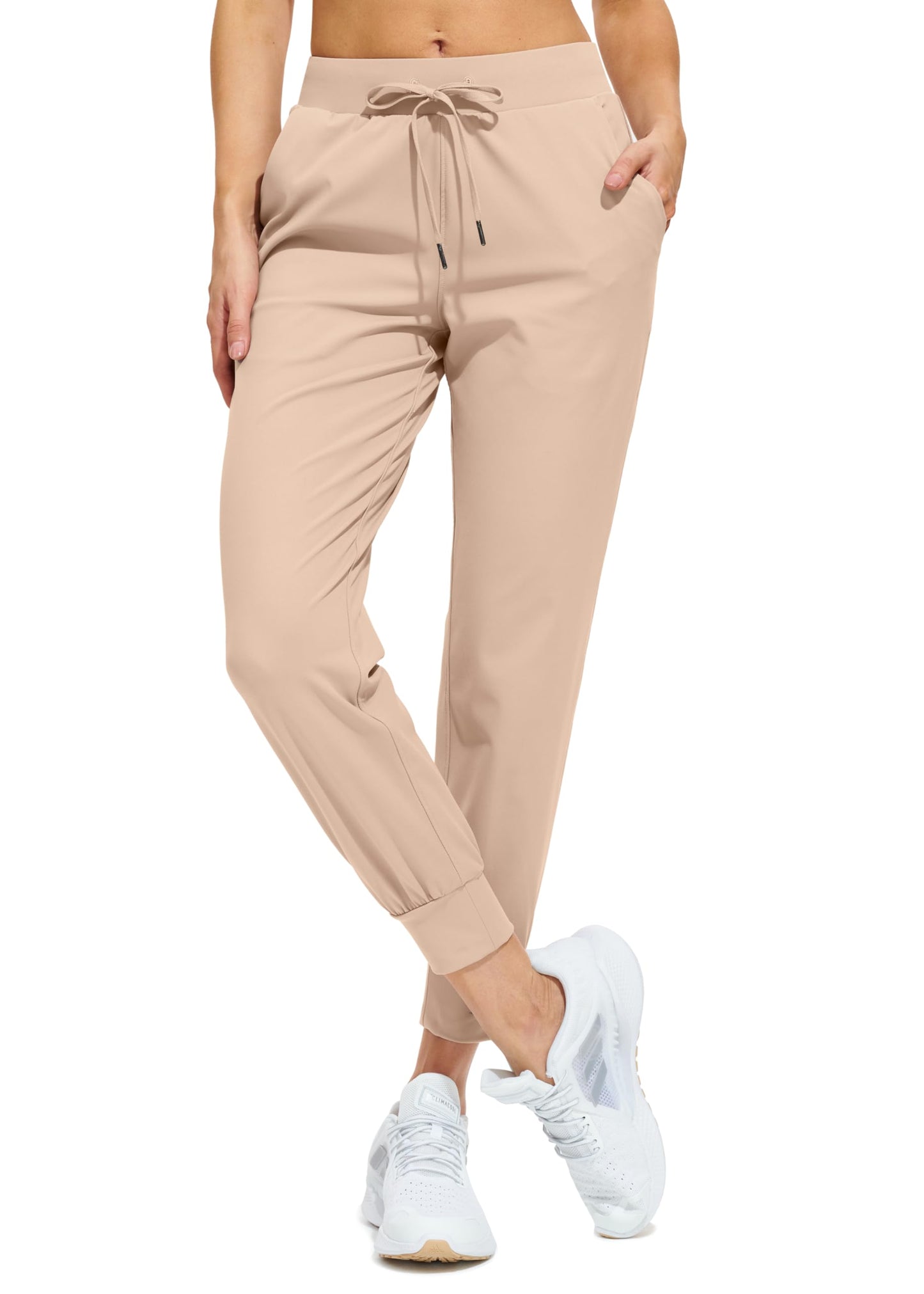 Women Athletic Jogger Pants Running Sweatpants Pockets Tapered Fit