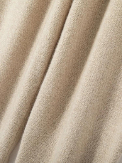 Women Cashmere Harem Jogger Pants Elastic Waist Winter Trousers