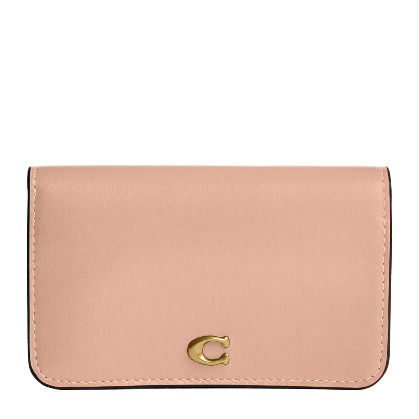 Slim Calf Leather Card Case Wallet Essential Holder