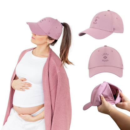Women Baseball Cap Ponytail Magnetic Closure Adjustable Fit