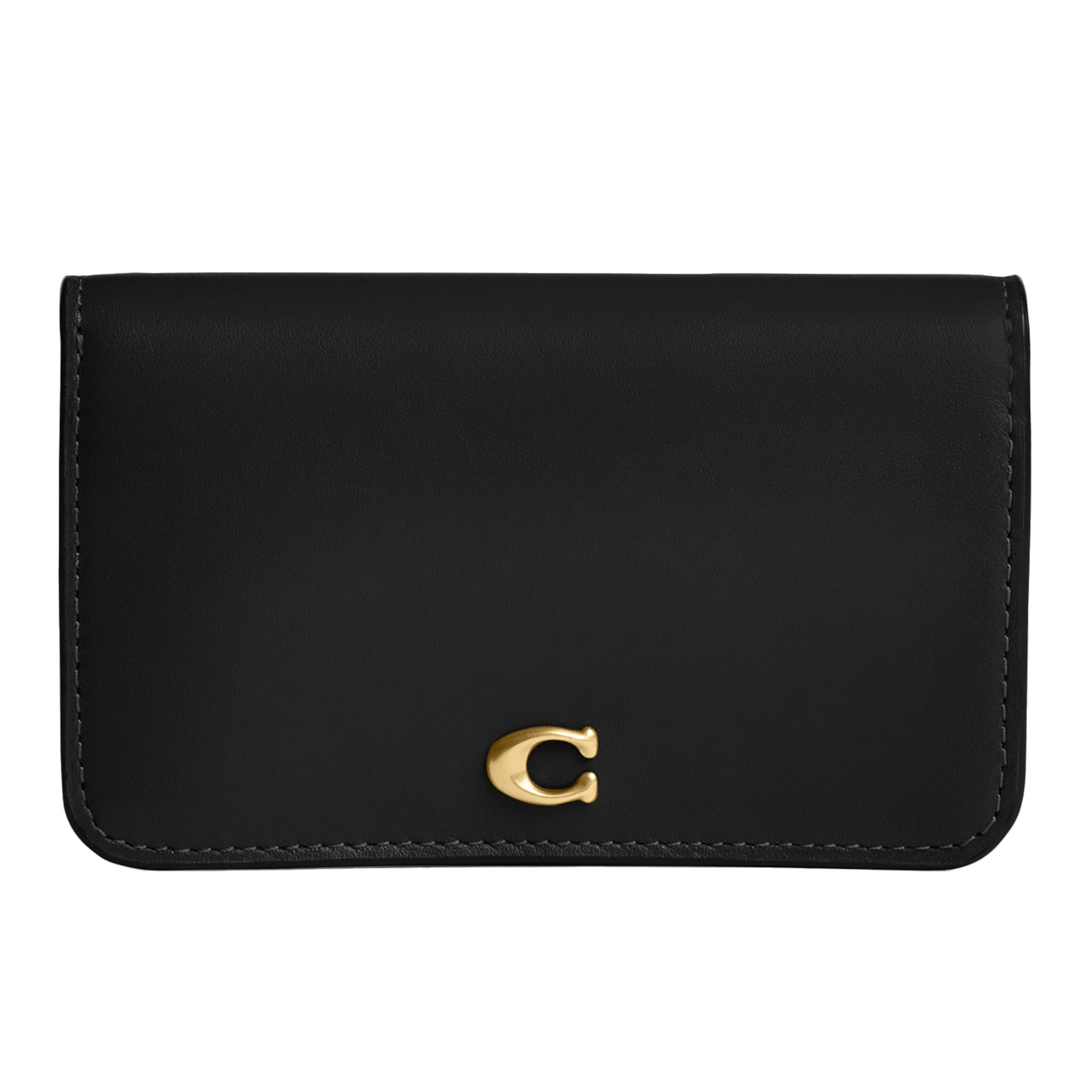 Slim Calf Leather Card Case Wallet Essential Holder