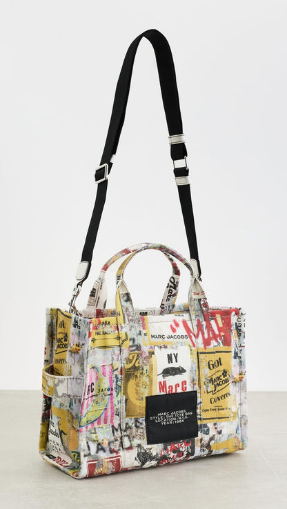 Women Medium Canvas Tote Bag Marc Jacobs Style