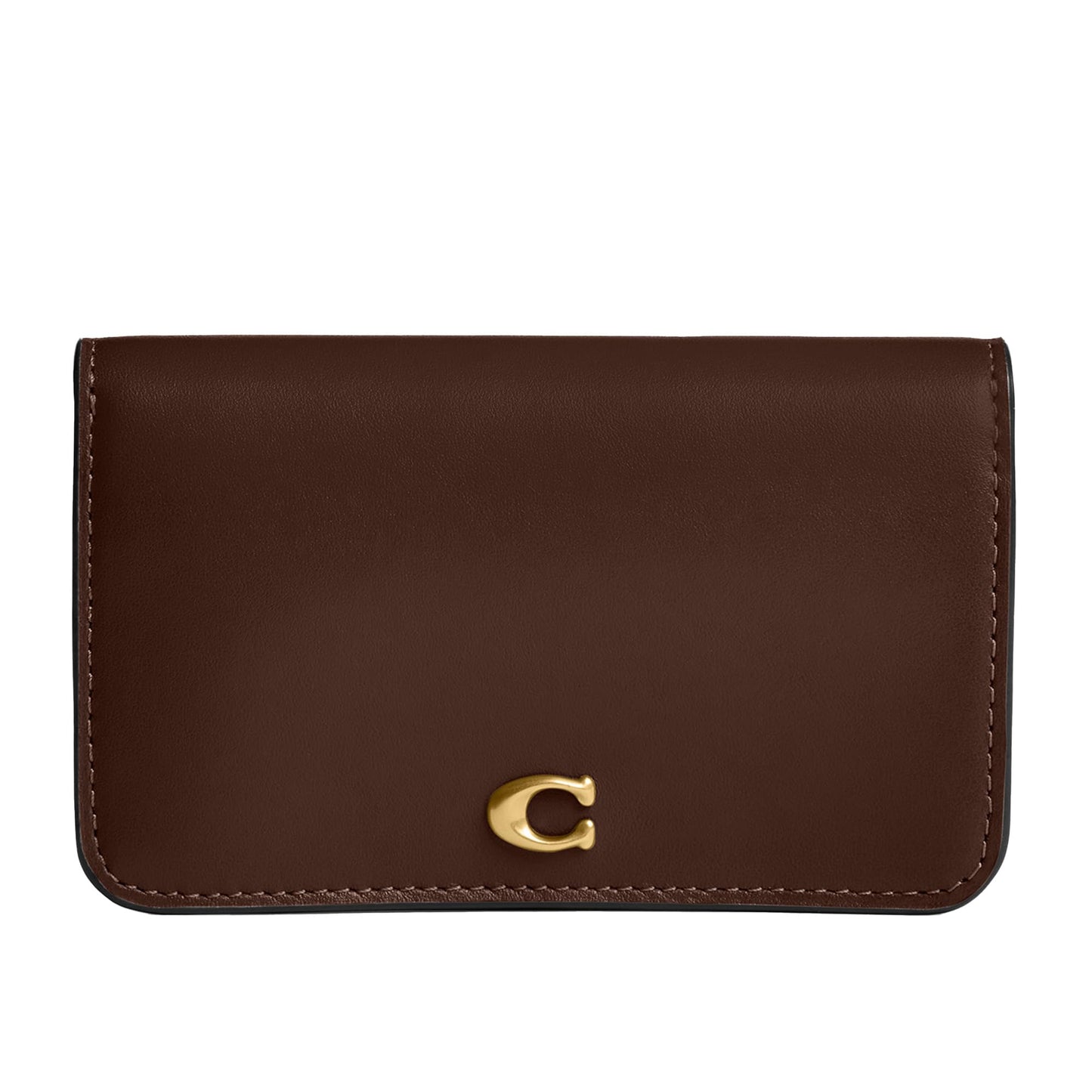 Slim Calf Leather Card Case Wallet Essential Holder