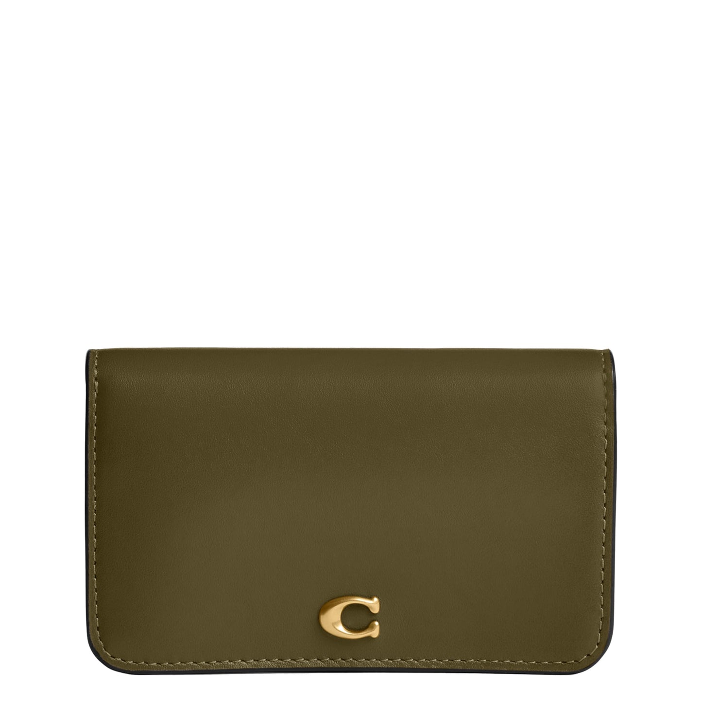 Slim Calf Leather Card Case Wallet Essential Holder