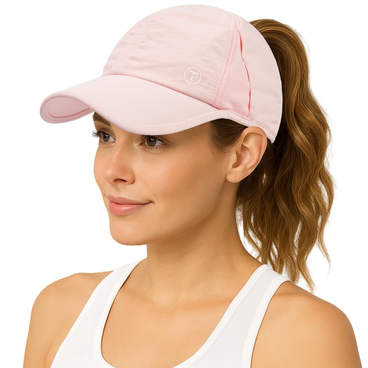 Cooling UV50 High Ponytail Baseball Cap Women Quick Dry Sport Hat